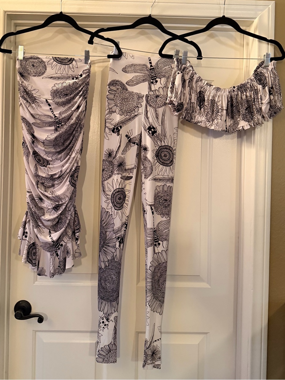 Norma Kamali 3 piece set “Odonata” EUC